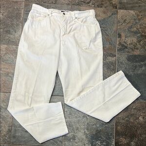 Charter Club Women's Straight Leg Jeans - White